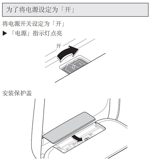 电源开启