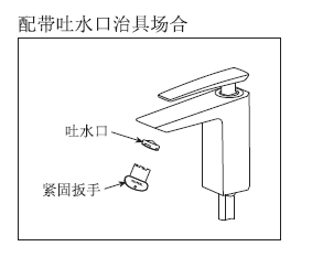 清除吐水口内的杂质