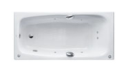 Cast iron massage bathtubs