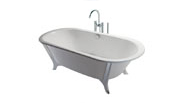 Common cast iron bathtubs without apron