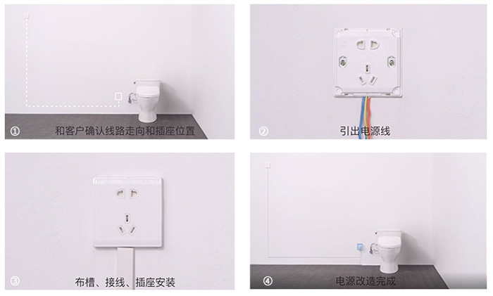 卫洗丽电源改造流程