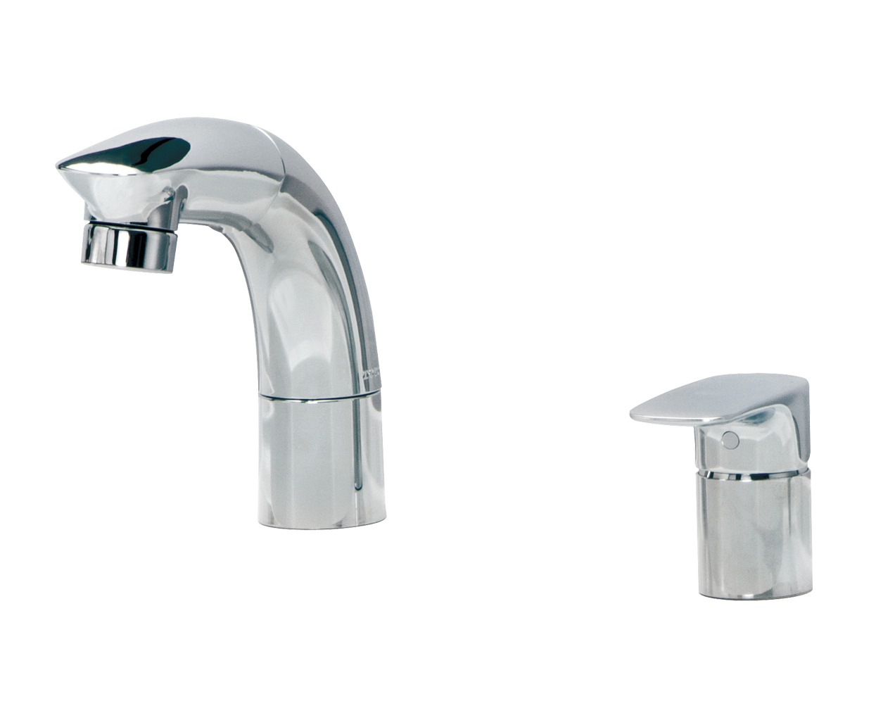 铜合金台式单柄双控洗面器抽取式水嘴