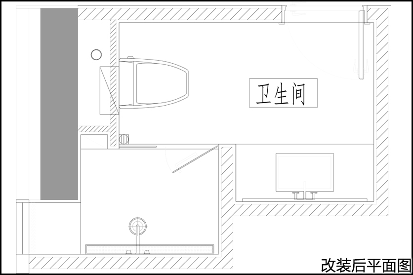 改装后平面图