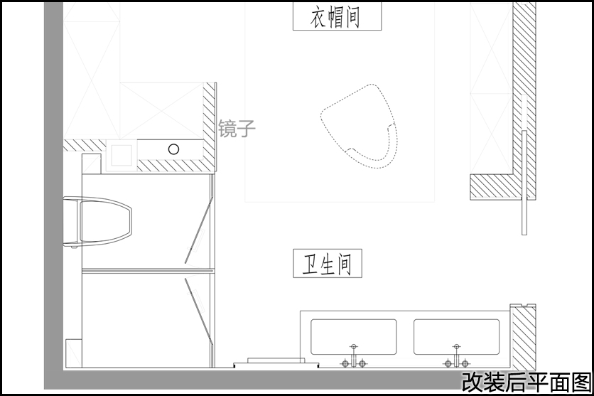 改装后平面图