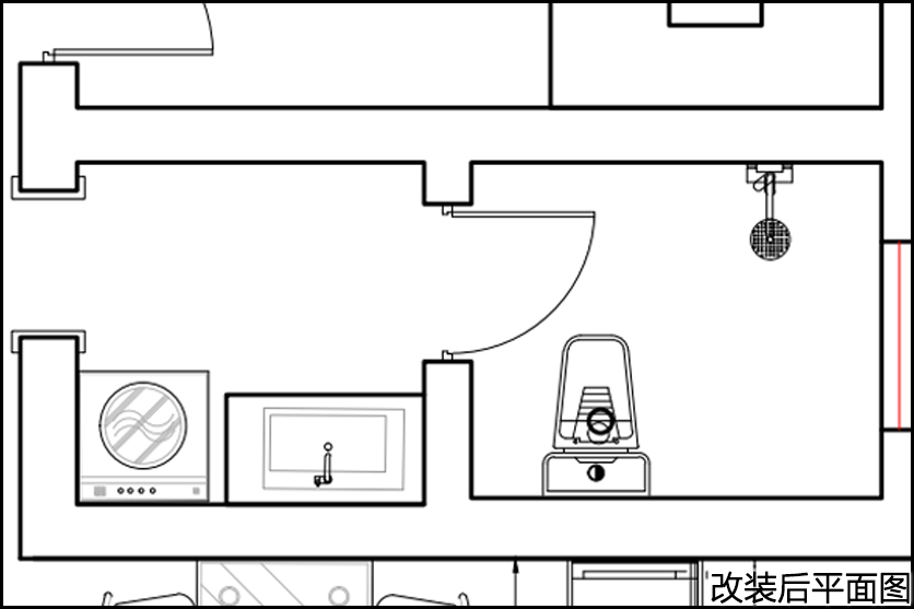 改装后平面图