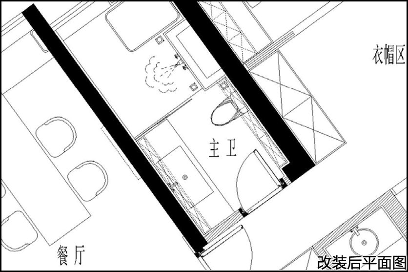 改装后平面图