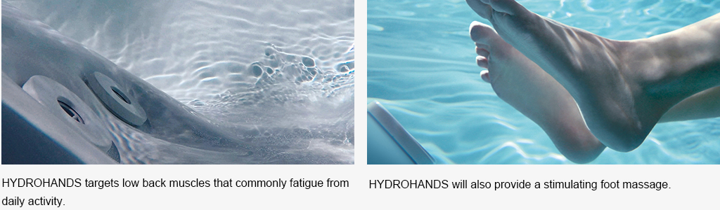 HYDROHANDS is especially effective in a Flotation Tub
	