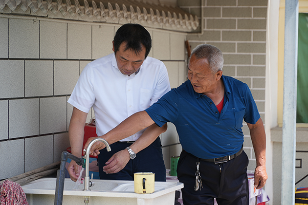 2023年TOTO水环境基金援建陕西省子长市丹头村项目竣工验收