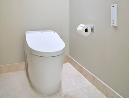 全球统一款型——NEOREST LS一体型坐便器也装配了曲线型喷嘴